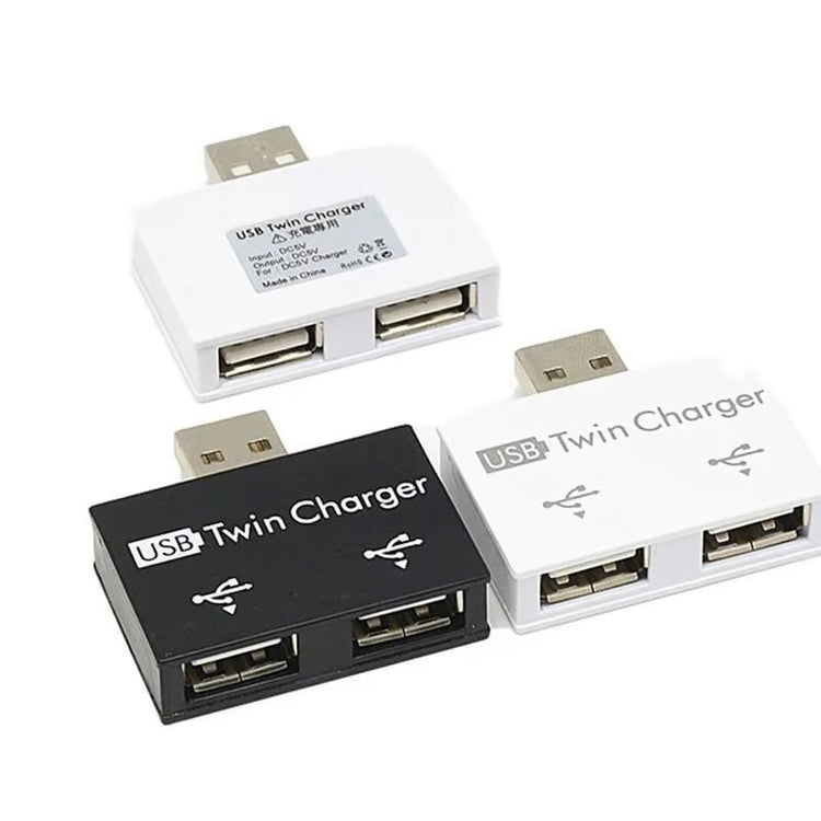 USB Dual-Port OTG Adapter – Charging & Data Splitter