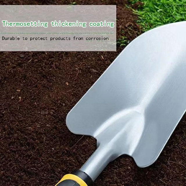 Dual-Purpose Gardening Hoe & Spade – Compact Digging and Weeding Tool for Potted Plants