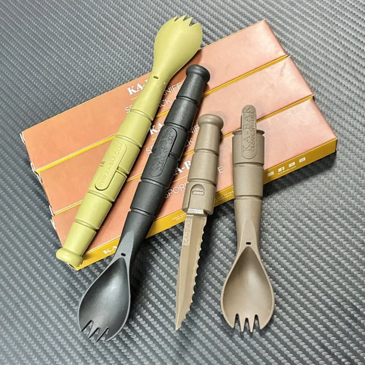 Compact Camping Cutlery Set – Portable Fork, Spoon & Knife Combo