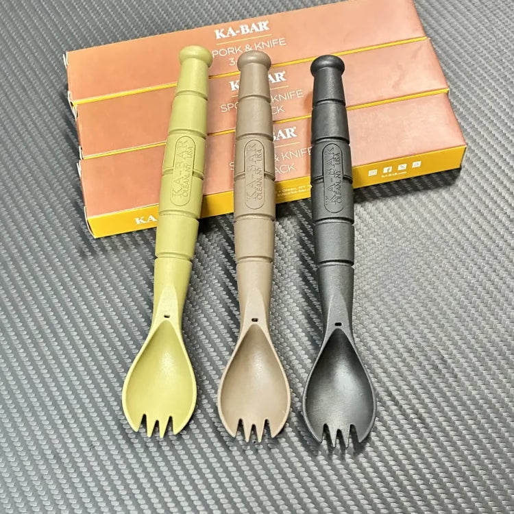 Compact Camping Cutlery Set – Portable Fork, Spoon & Knife Combo