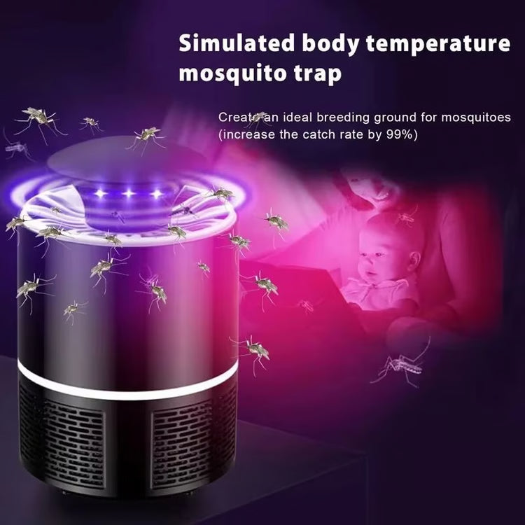 Portable USB Electric Mosquito & Fly Killer Lamp – Smart Insect Catcher
