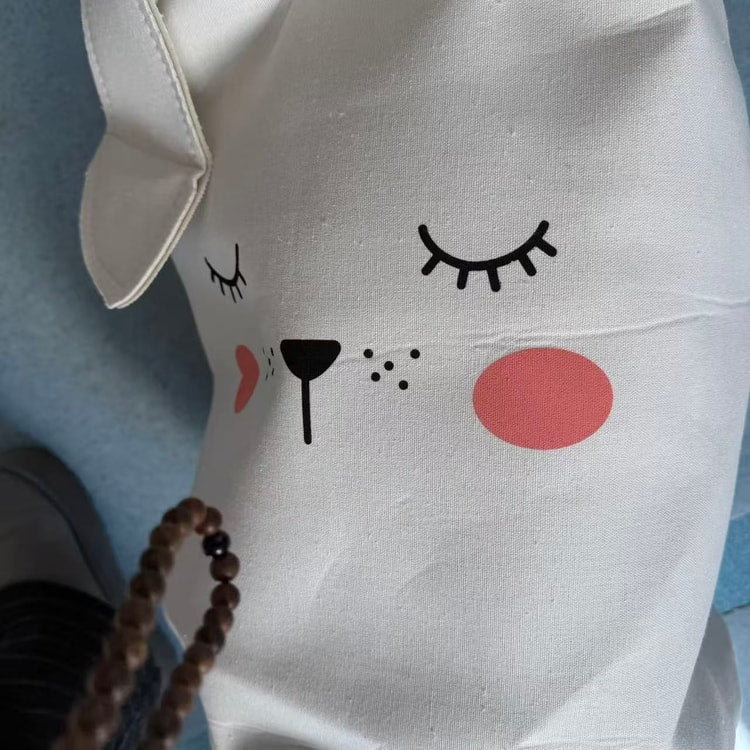 Rabbit Laundry Basket Foldable Toy Storage Organizer