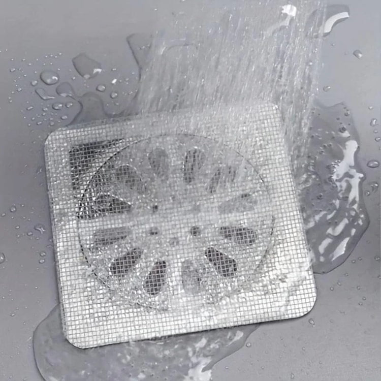 Shower Drain Hair Catcher Disposable Mesh Drain Covers