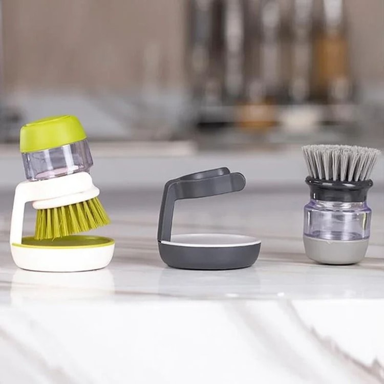Soap Dispenser Dish Brush With Drainage Stand