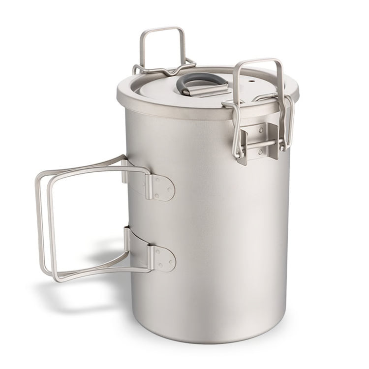 Titanium Camping Pot – Ultralight Portable Cookware for Backpacking, Outdoor Cooking & Travel