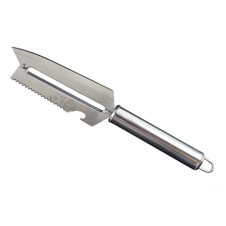 Stainless Steel Kitchen Knife & Fish Scale Peeler – Multi-Purpose Kitchen Tool