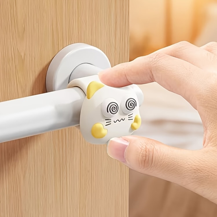 Cute Door Handle Protector Anti Collision Pad Cartoon Wall Cushion