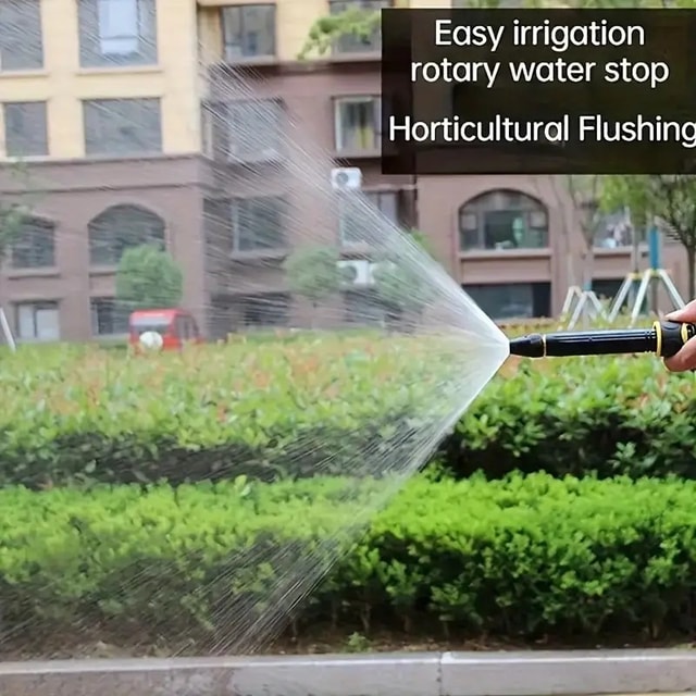 Adjustable Garden Hose Spray Gun for Watering, Car Washing & Outdoor Cleaning