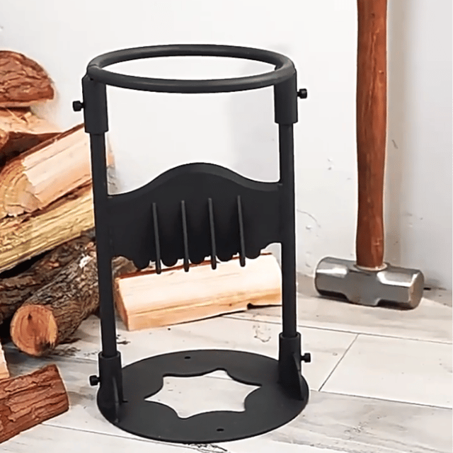 Portable Manual Wood Splitting Tool for Camping & Outdoor Use