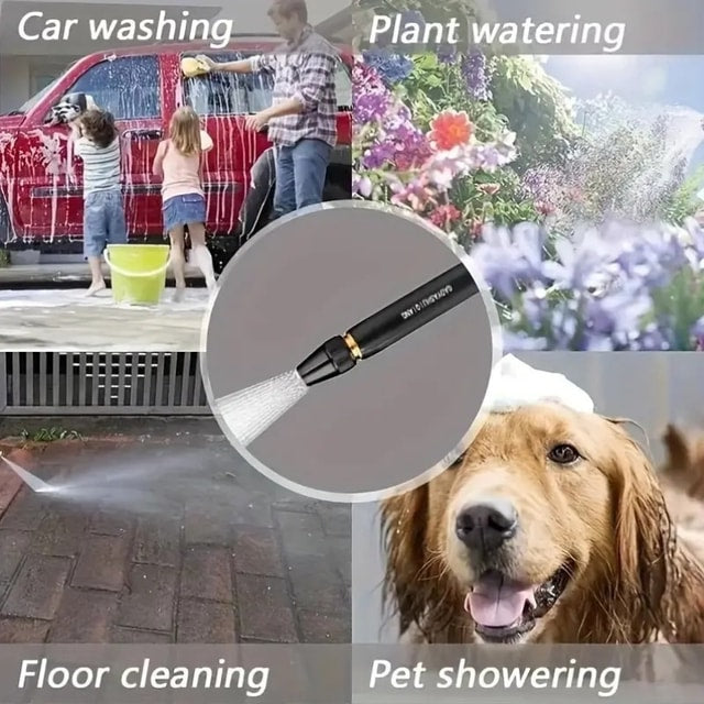 Adjustable Garden Hose Spray Gun for Watering, Car Washing & Outdoor Cleaning