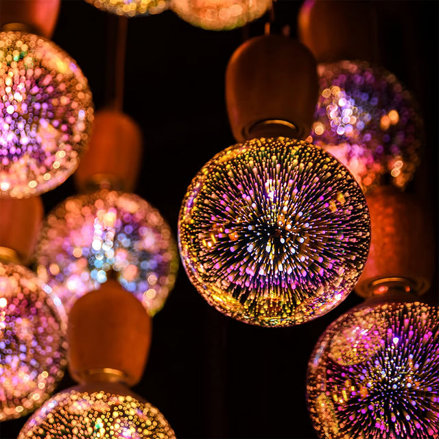 Galaxy Light Bulb – Infinity 3D Fireworks LED Lamp