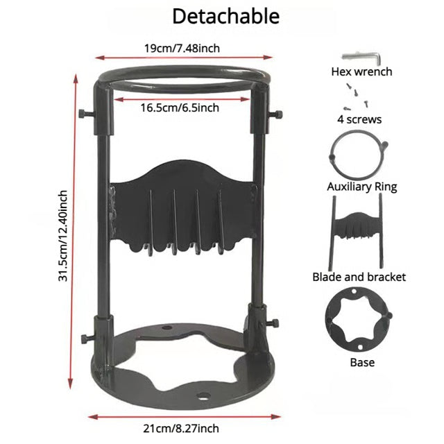 Portable Manual Wood Splitting Tool for Camping & Outdoor Use