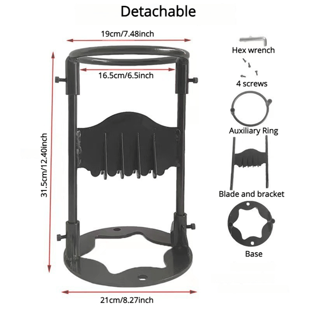 Portable Manual Wood Splitting Tool for Camping & Outdoor Use