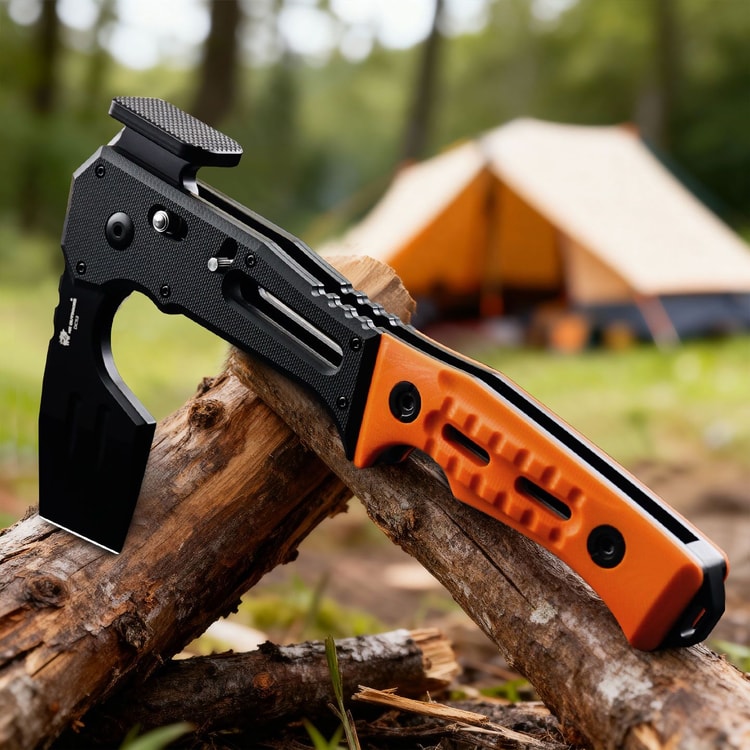 Folding Camping Axe for Outdoor & Utility Use