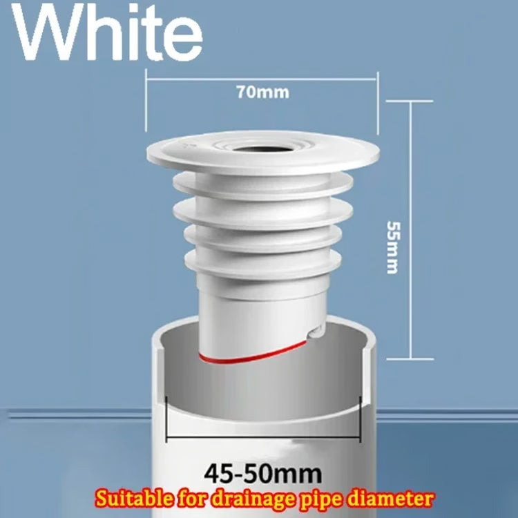 Silicone Drain Seal Ring – Anti-Odor Floor Drain Stopper for Bathroom, Shower & Sewer Pipes