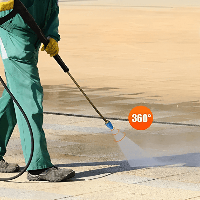 Quick Connect Turbo Nozzle for Pressure Washer Outdoor Cleaning