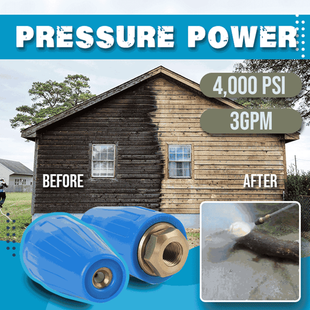 Quick Connect Turbo Nozzle for Pressure Washer Outdoor Cleaning