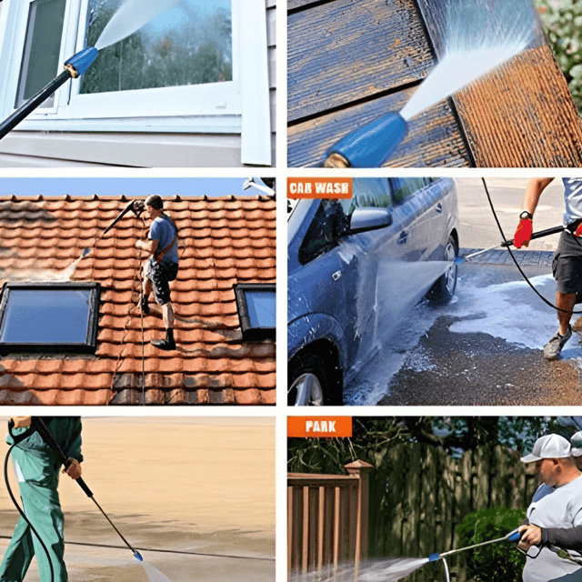 Quick Connect Turbo Nozzle for Pressure Washer Outdoor Cleaning