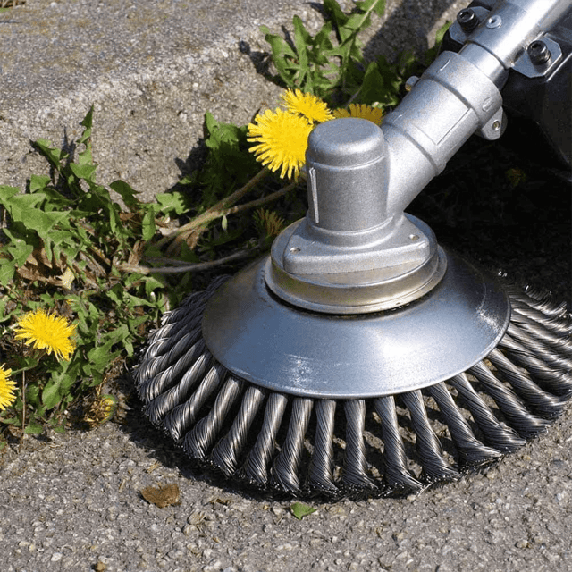 Steel Wire Brush Attachment for String Trimmers & Brush Cutters