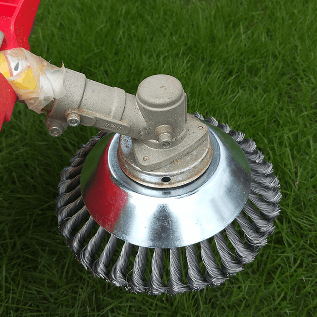 Steel Wire Brush Attachment for String Trimmers & Brush Cutters