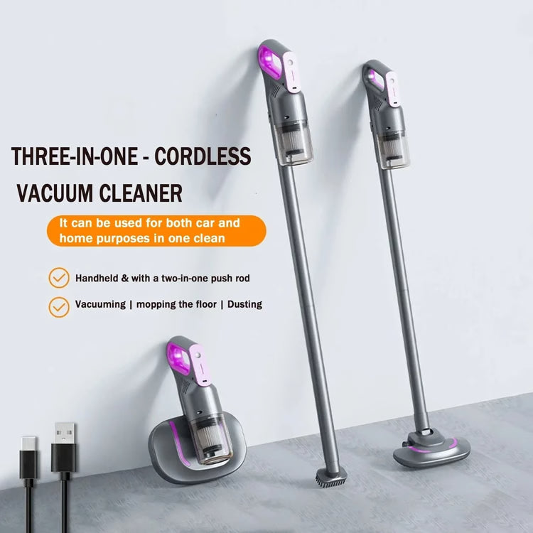 3-in-1 Cordless Rechargeable Handheld Vacuum Cleaner