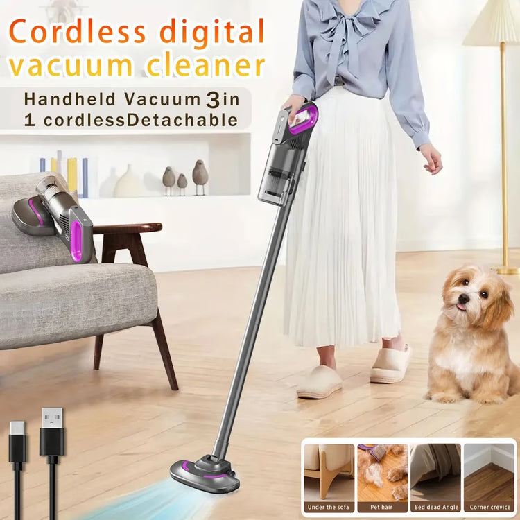 3-in-1 Cordless Rechargeable Handheld Vacuum Cleaner