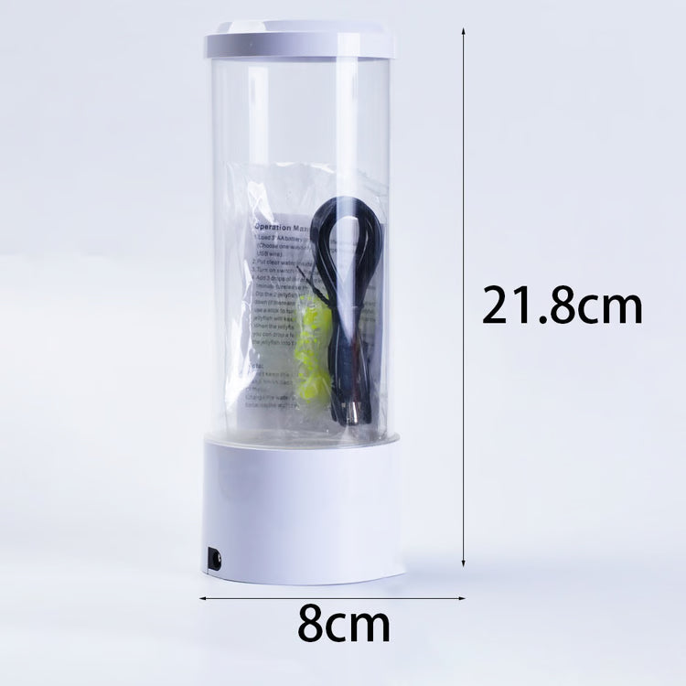 LED Jellyfish Aquarium Night Light – 7-Color Changing Mood Lamp