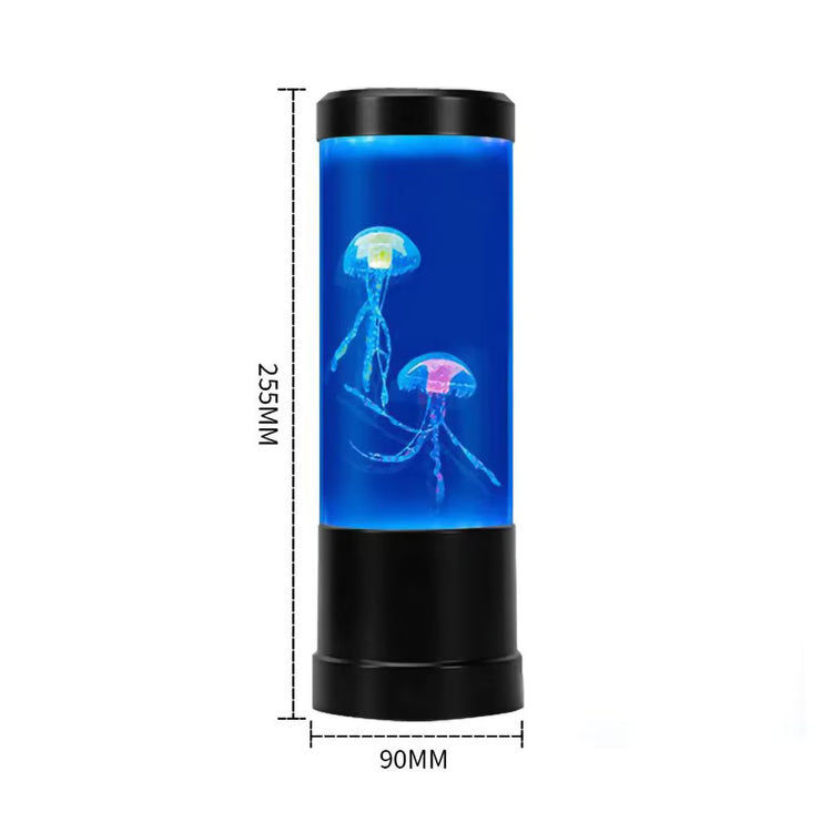 LED Jellyfish Aquarium Night Light – 7-Color Changing Mood Lamp