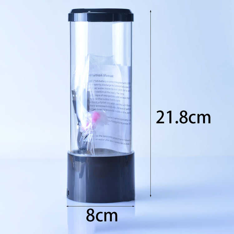 LED Jellyfish Aquarium Night Light – 7-Color Changing Mood Lamp