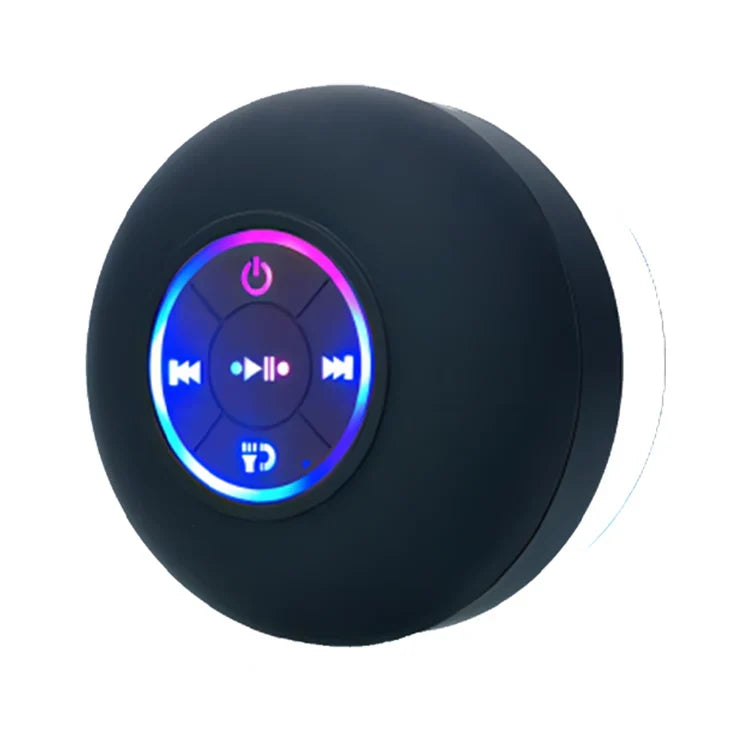 Portable Bluetooth Speaker with IPX4 Water Resistance & Suction Cup