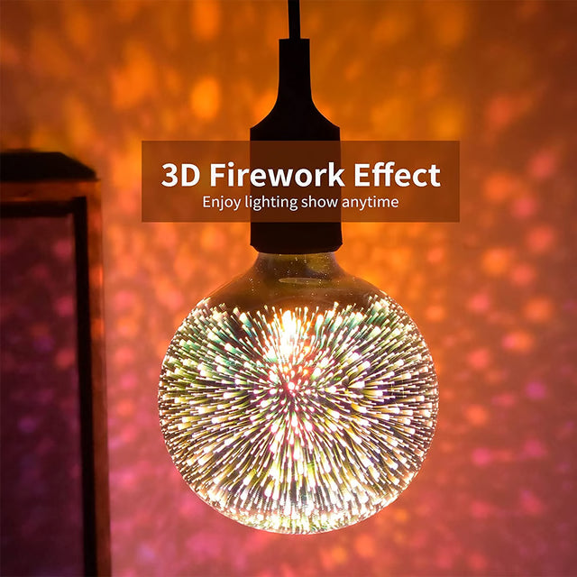 Galaxy Light Bulb – Infinity 3D Fireworks LED Lamp