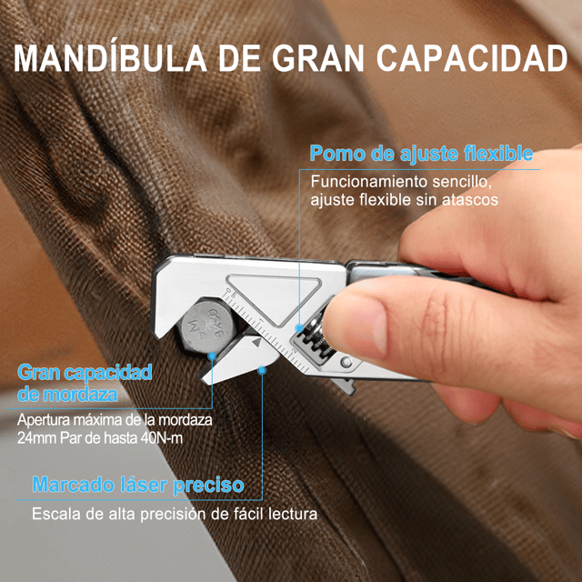 Compact Folding Multi-Tool with Pliers, Screwdriver, Wrench & Utility Blade