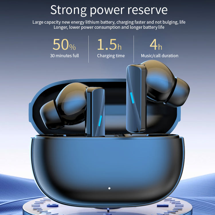 Hi-Fi Wireless Bluetooth Earbuds with Touch Controls, Noise Reduction &amp; Waterproof Design