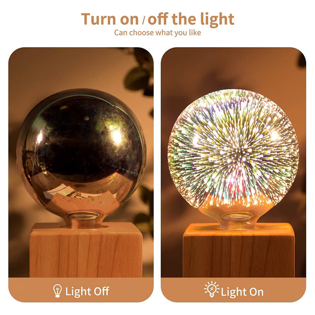 Galaxy Light Bulb – Infinity 3D Fireworks LED Lamp