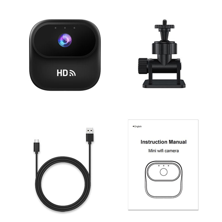 Home Security Camera Monitor, Mini Camera WiFi Smart, Surveillance Camera With Motion Tracking, Camcorders Video