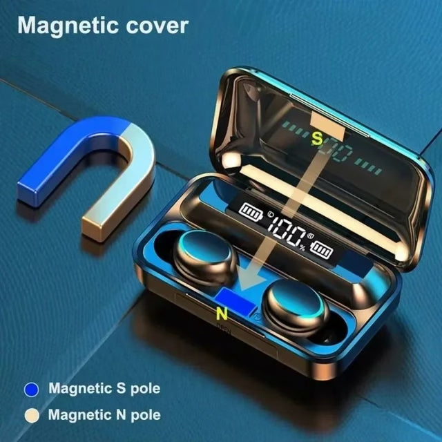 Wireless Sport Earbuds with Noise Reduction & Built-In Microphone