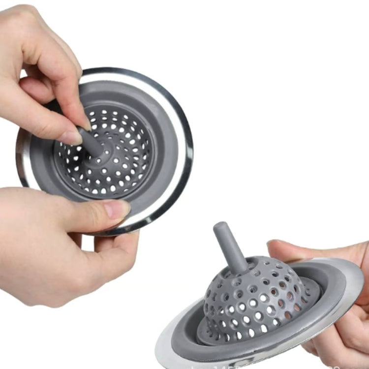 Silicone Sink Drain Strainer – Hair & Food Catcher for Kitchen and Bathroom