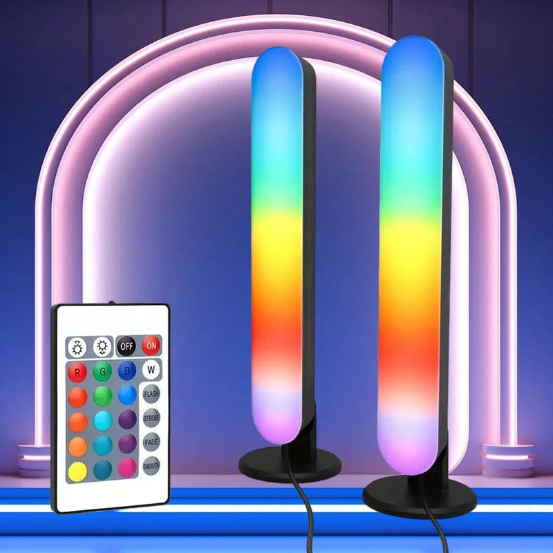 USB RGB Led Color Light Bar, Music Rhythm Ambient Pickup Lamp Decor fo ...