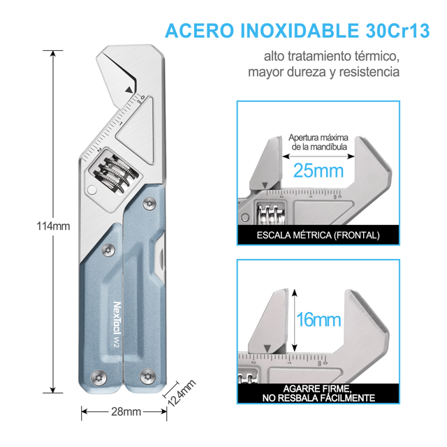 Compact Folding Multi-Tool with Pliers, Screwdriver, Wrench & Utility Blade