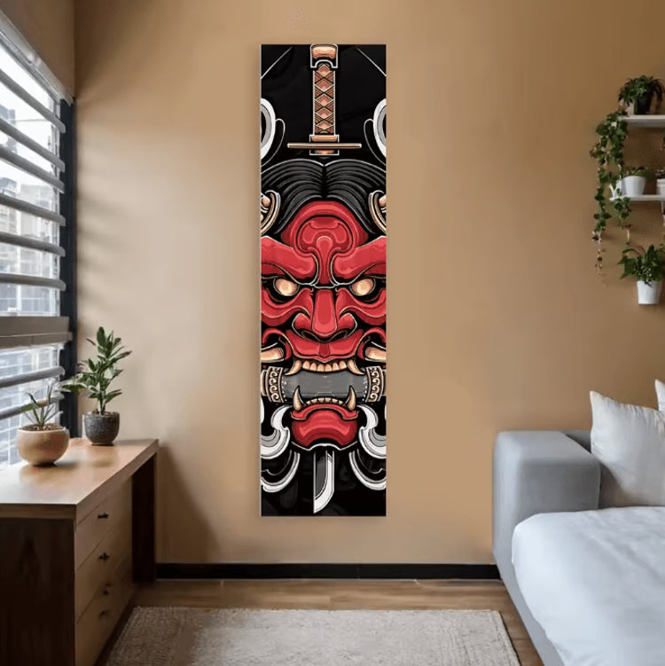 Japanese Wave Tapestry – Red Sun Wall Hanging Aesthetic Ocean Landscape Decor