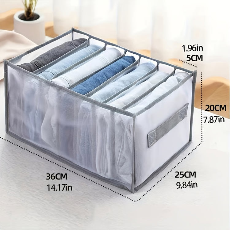 Foldable Wardrobe Organizer with Handles – Clothes Storage Bag and Fabric Storage Box