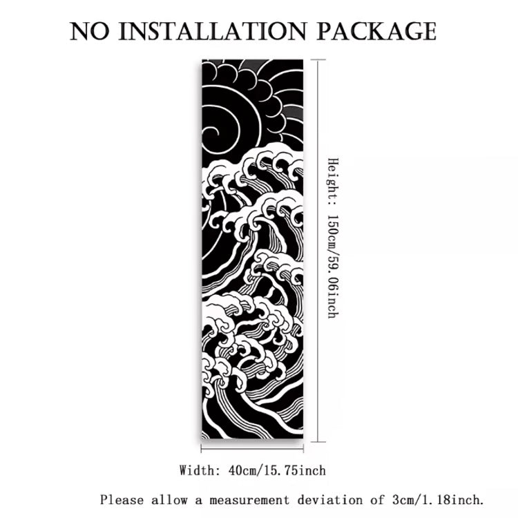 Japanese Wave Tapestry – Red Sun Wall Hanging Aesthetic Ocean Landscape Decor