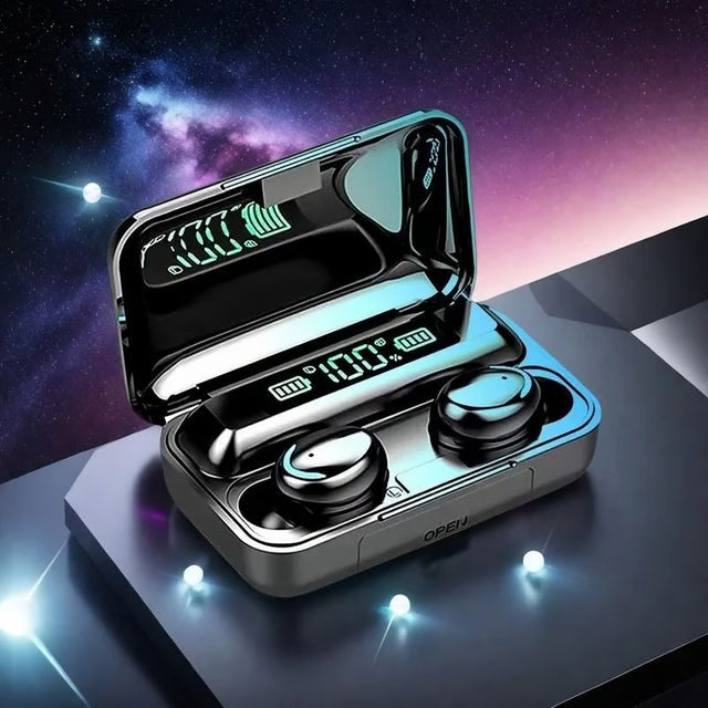 Wireless Sport Earbuds with Noise Reduction & Built-In Microphone