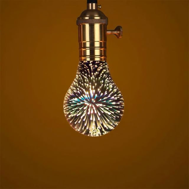 Galaxy Light Bulb – Infinity 3D Fireworks LED Lamp