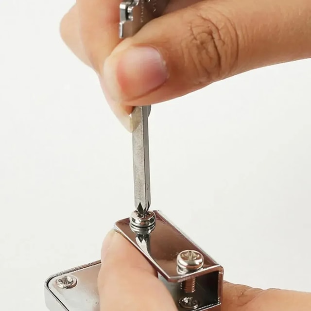 Compact Multi-Tool Keychain with Screwdriver & Bottle Opener – Portable Everyday Carry Tool