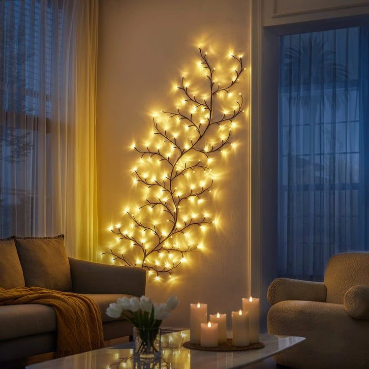 Shiny Willow LED Tree Branch Lamp, DIY Decorative Vine Light for Home Décor