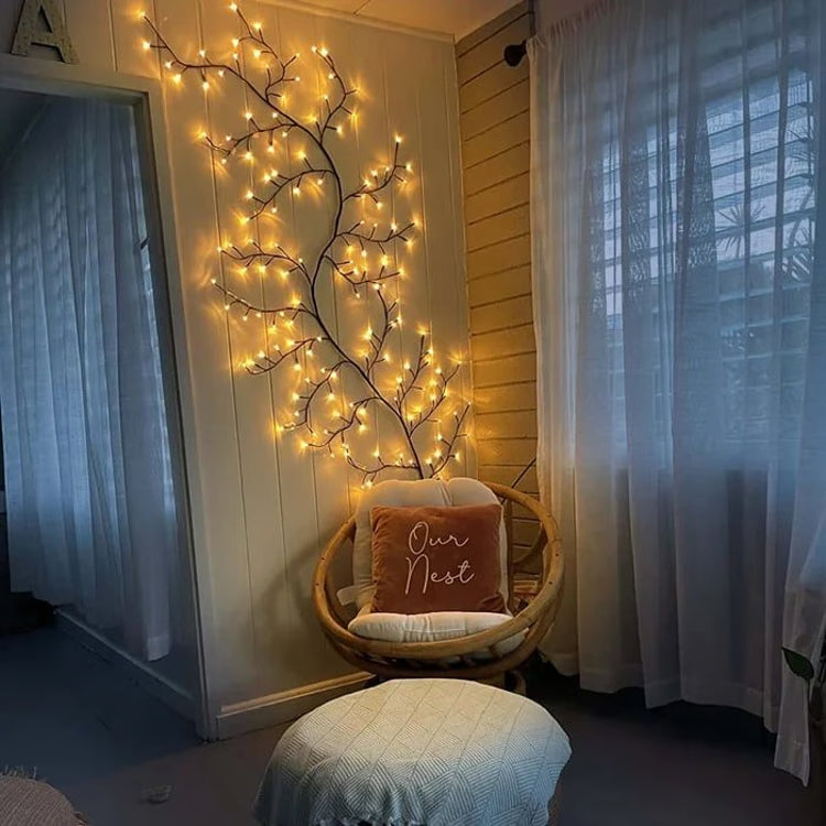 Shiny Willow LED Tree Branch Lamp, DIY Decorative Vine Light for Home Décor