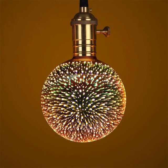 Galaxy Light Bulb – Infinity 3D Fireworks LED Lamp
