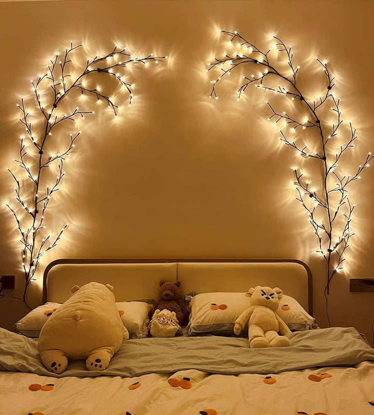 Shiny Willow LED Tree Branch Lamp, DIY Decorative Vine Light for Home Décor