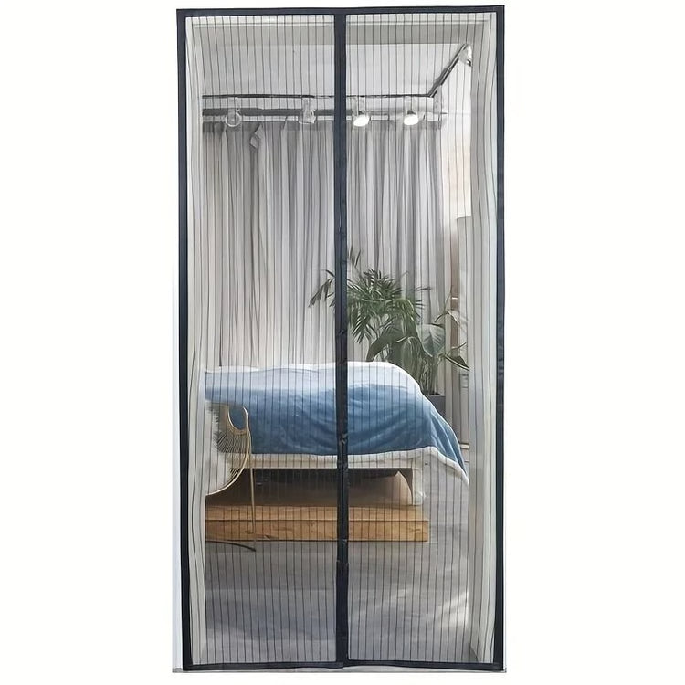 Magnetic Screen Door – Self-Closing Mesh Curtain for Insect Protection